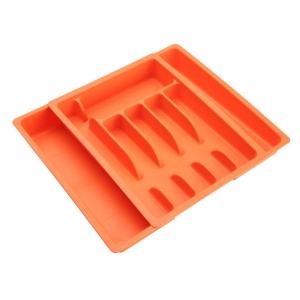 Besteckkasten Versa Orange Polypropylen 38 x 6 x 48 cm