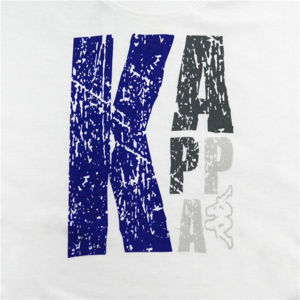 Men’s Short Sleeve T-Shirt Kappa Sportswear Logo White