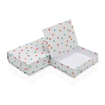 Decorative box Versa Canvas MDF Wood Book