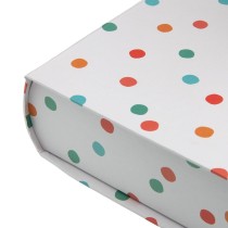 Boîte Décorative Versa Toile Bois MDF Livre