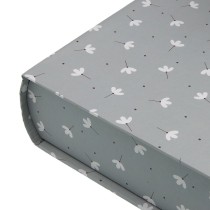 Dekorative Box Versa Leinwand Holz MDF Blomster Buch