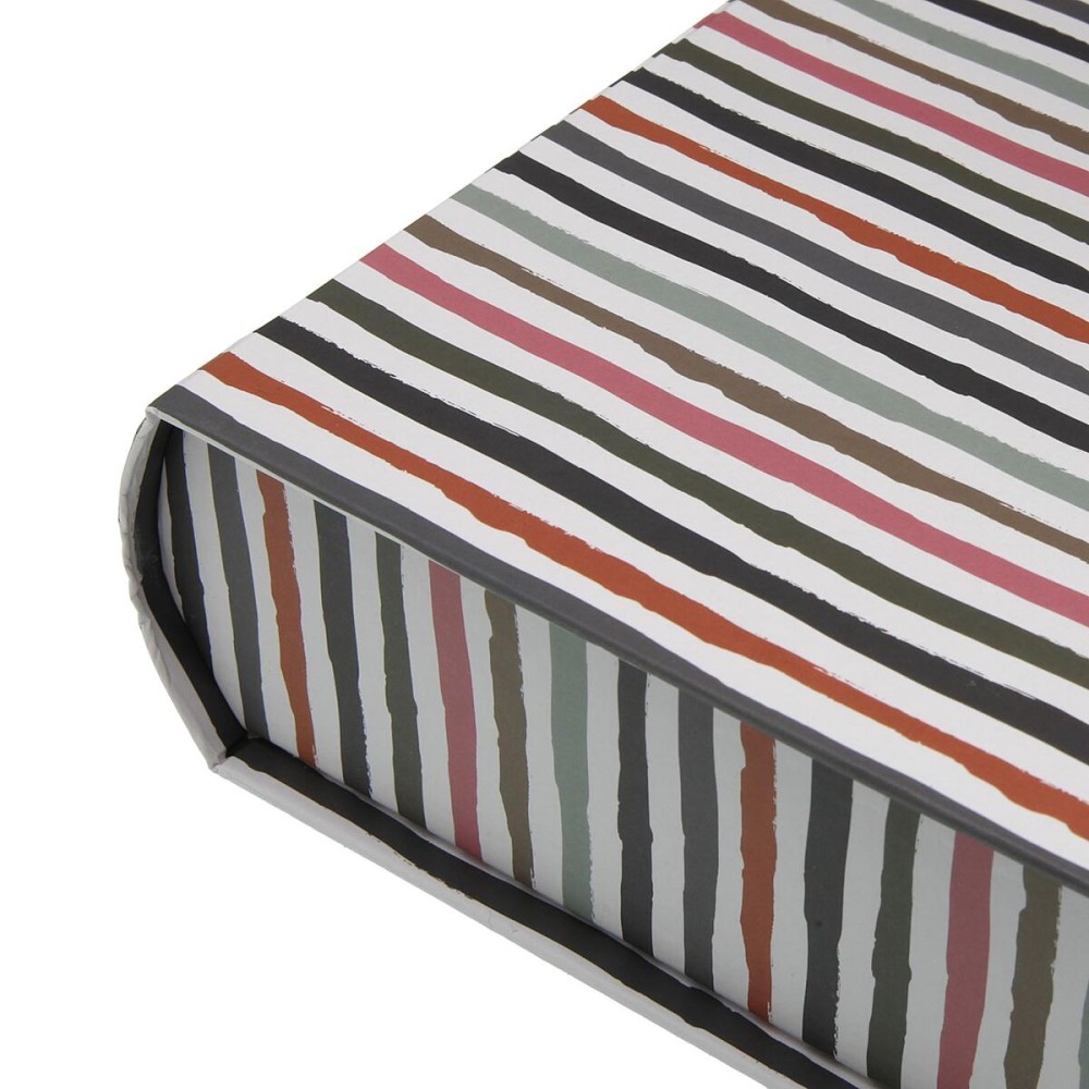 Boîte Décorative Versa Toile Bois MDF Livre