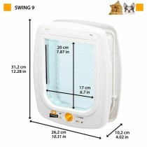 Cat Flap Ferplast Grey Plastic