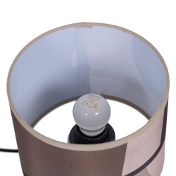 Tischlampe Braun aus Keramik 60 W 220-240 V 18 x 18 x 29,5 cm