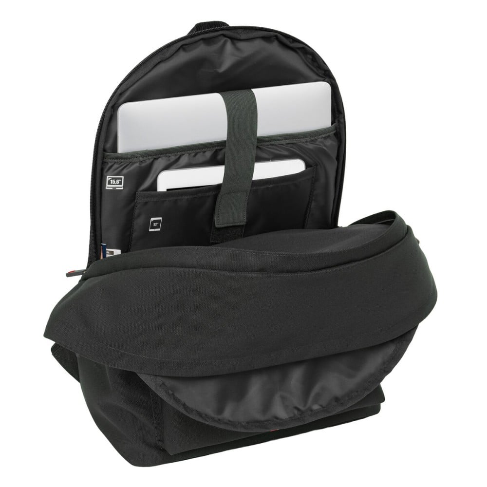 Schulrucksack El Ganso +usb el ganso basics Schwarz 31 x 44 x 18 cm