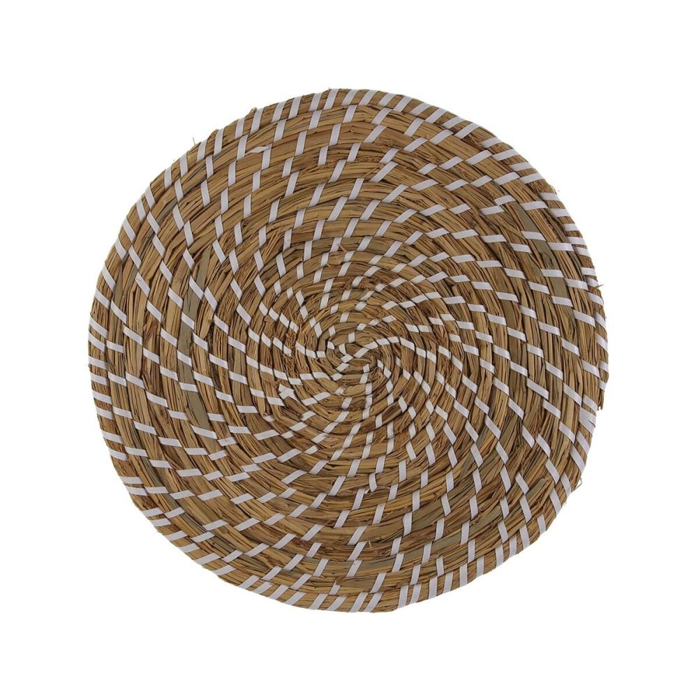 Untersetzer Versa Weiß Textil Wasserhyazinthe 38 cm