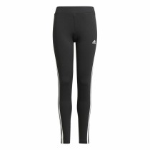 Leggings de Sport pour Enfants Adidas Design 2 Move 3 Stripes Noir