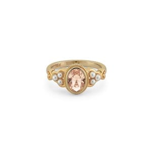 Ladies' Ring 24KAE 12450Y/58 Golden 18