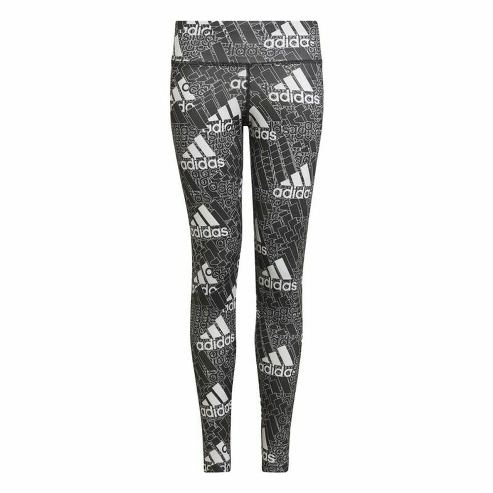 Leggings de Sport pour Enfants Adidas Designed To Move Gris Noir