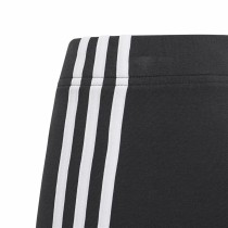 Leggings de Sport pour Enfants Adidas Essentials 3 Stripes Noir