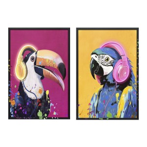 Canvas Home ESPRIT polystyrene Canvas 63 x 3 x 93 cm