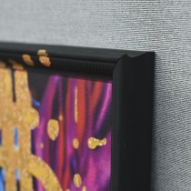 Tableau avec LED Home ESPRIT polystyrène Toile 83 x 3,7 x 83 cm
