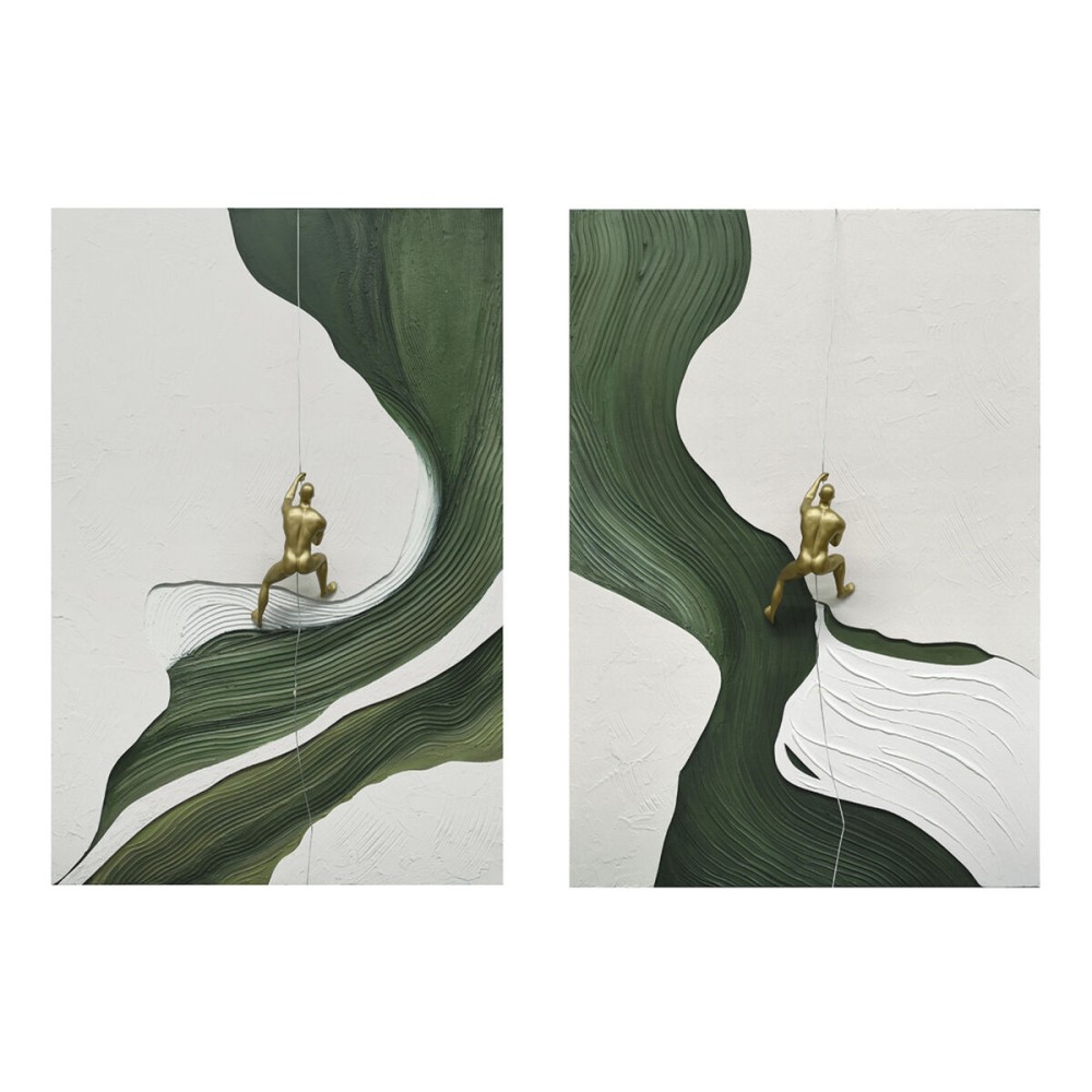 Leinwand Home ESPRIT Harz Leinwand 80 x 3,5 x 120 cm