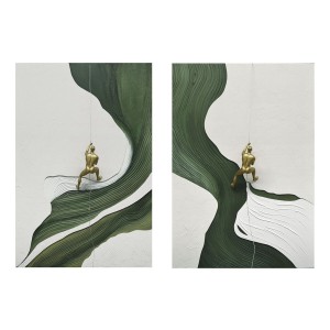 Toile Home ESPRIT Résine Toile 80 x 3,5 x 120 cm