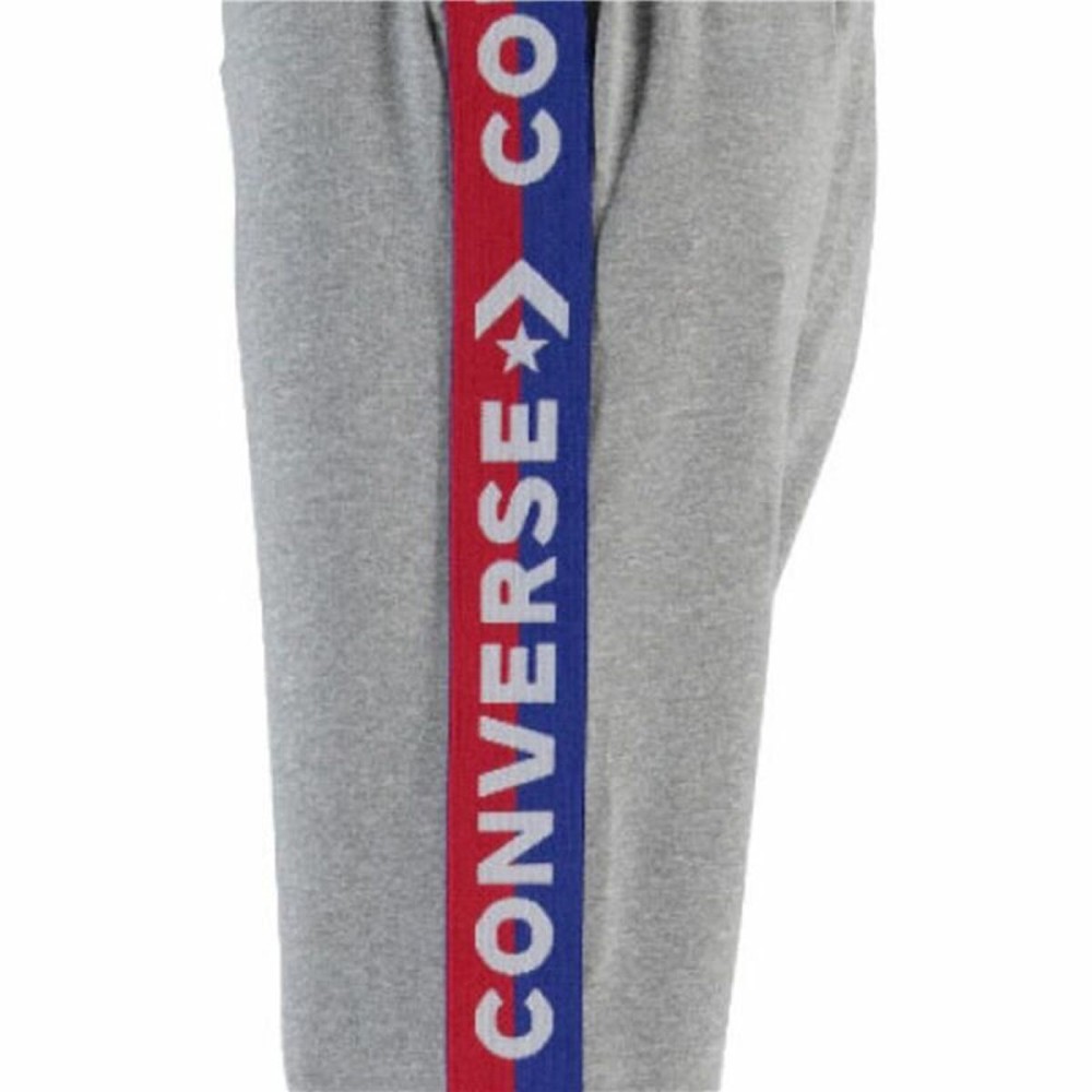 Sports Leggings for Children Converse Wordmark Taping Dark grey