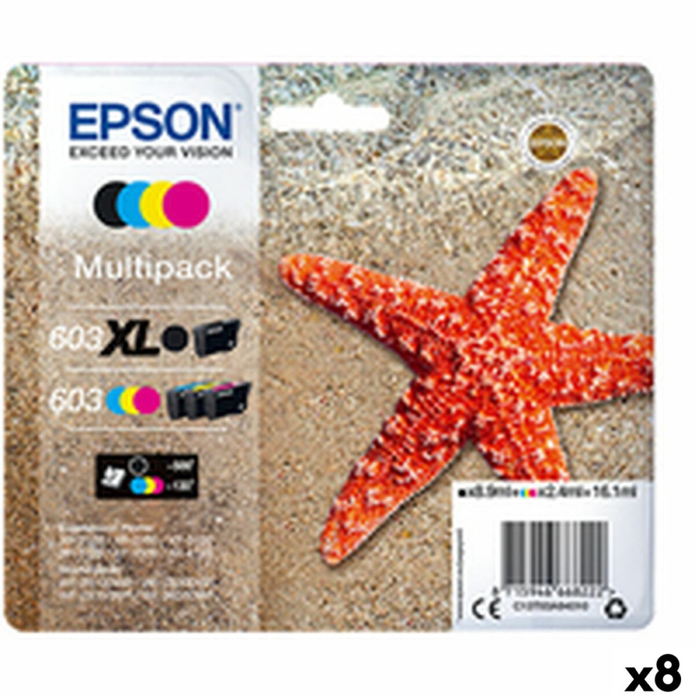 Original Tintenpatrone Epson Schwarz/Zyanblau/Magenta/Gelb (8 Stück)