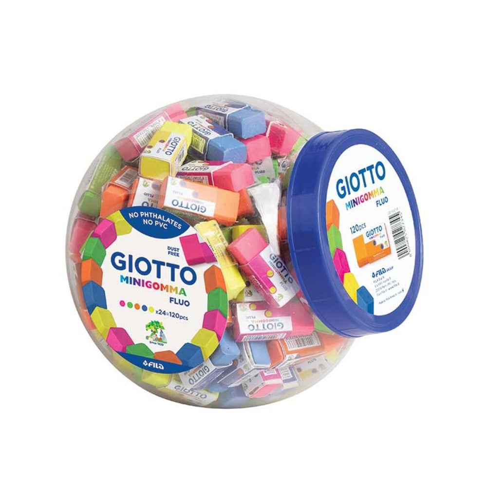 Gomme Giotto Gomma Fluor Flexible 120 Pièces