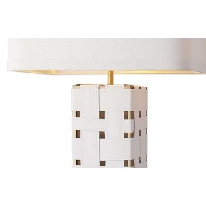 Tischlampe Home ESPRIT Weiß Gold
