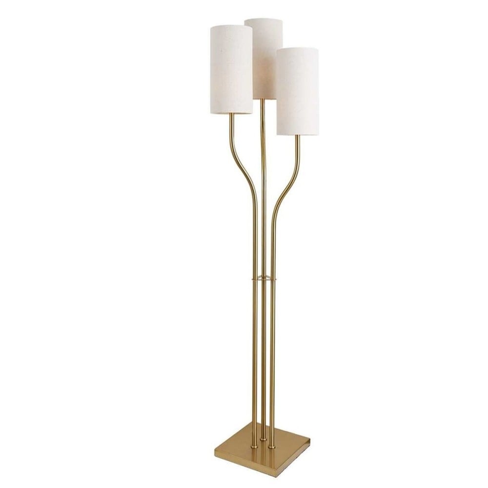 Stehlampe Home ESPRIT Beige Gold
