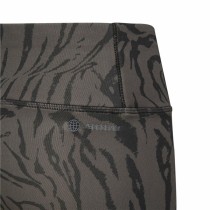 Pantalon de Sport pour Enfant Adidas 7/8 Sport Animal Print Noir