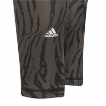 Pantalon de Sport pour Enfant Adidas 7/8 Sport Animal Print Noir