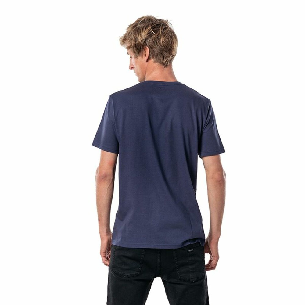 Herren Kurzarm-T-Shirt Rip Curl El Mama Dunkelblau Herren