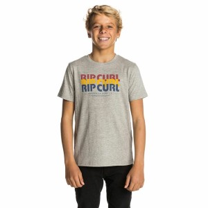 Jungen Kurzarm-T-Shirt Rip Curl Big Mama Grau