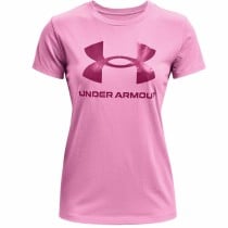 Damen Kurzarm-T-Shirt Under Armour Graphic Rosa