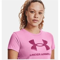 Damen Kurzarm-T-Shirt Under Armour Graphic Rosa