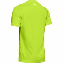 Jungen Kurzarm-T-Shirt Under Armour Tech Big Logo Gelb