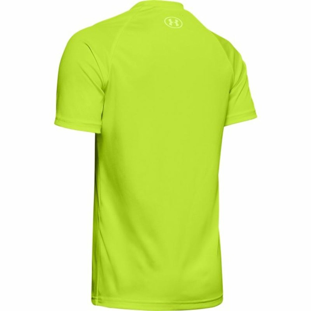 Jungen Kurzarm-T-Shirt Under Armour Tech Big Logo Gelb