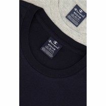 T-shirt à manches courtes homme Champion Crew-Neck Noir 2 Pièces Gris clair