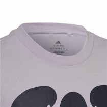 Child's Short Sleeve T-Shirt Adidas Marimekko Graphic Plum