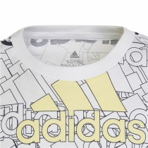 Child's Short Sleeve T-Shirt Adidas Brand Love  White