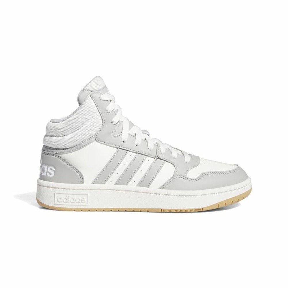 Casual Damenturnschuh Adidas Hoops 3.0 Mid Weiß