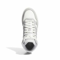Baskets Casual pour Femme Adidas Hoops 3.0 Mid Blanc