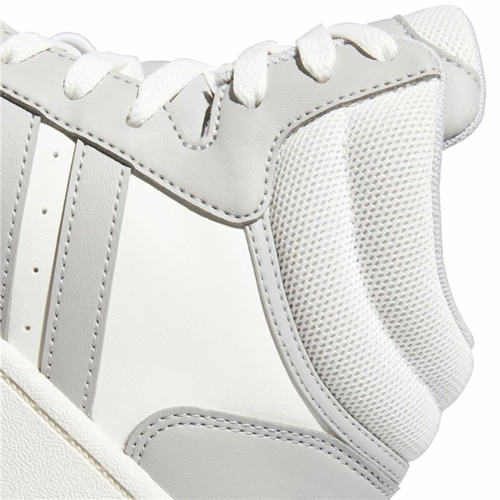 Baskets Casual pour Femme Adidas Hoops 3.0 Mid Blanc