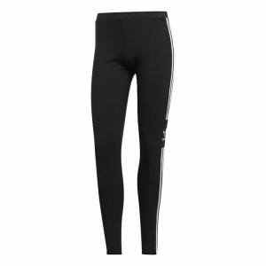 Sporthose Damen Adidas Adicolor 3 Stripes Trefoil Schwarz