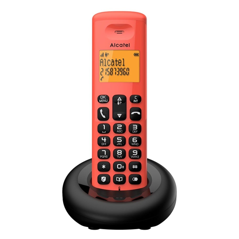 Kabelloses Telefon Alcatel Schwarz/Rot