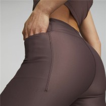 Leggings de Sport pour Femmes Puma Studio Yourmove Ultyrabare 7/8 Marron