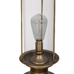 Tischlampe Gold Kristall Eisen 40 W 27 x 27 x 58 cm