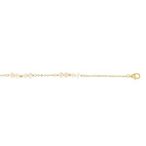 Ladies' Bracelet New Bling 9NB-PRL13B Golden