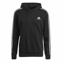 Men’s Hoodie Adidas Essentials 3 Stripes Black