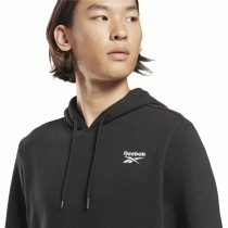 Sweat à capuche homme Reebok Left Chest Logo Noir