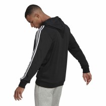 Men’s Hoodie Adidas Essentials 3 Stripes Black