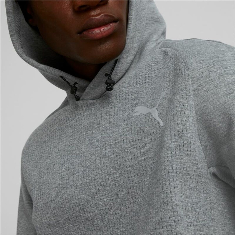 Sweat à capuche homme Puma Evostripe Gris