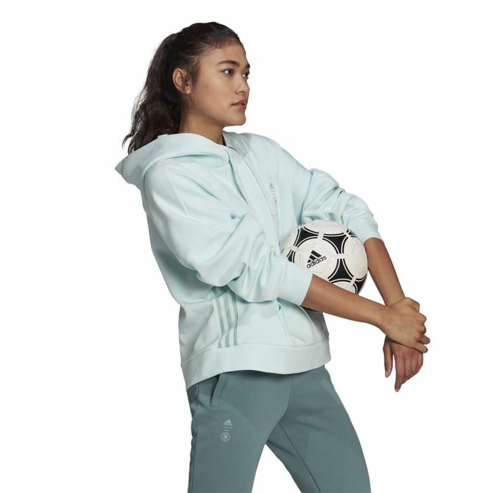 Women’s Hoodie Adidas Germany Travel Cyan