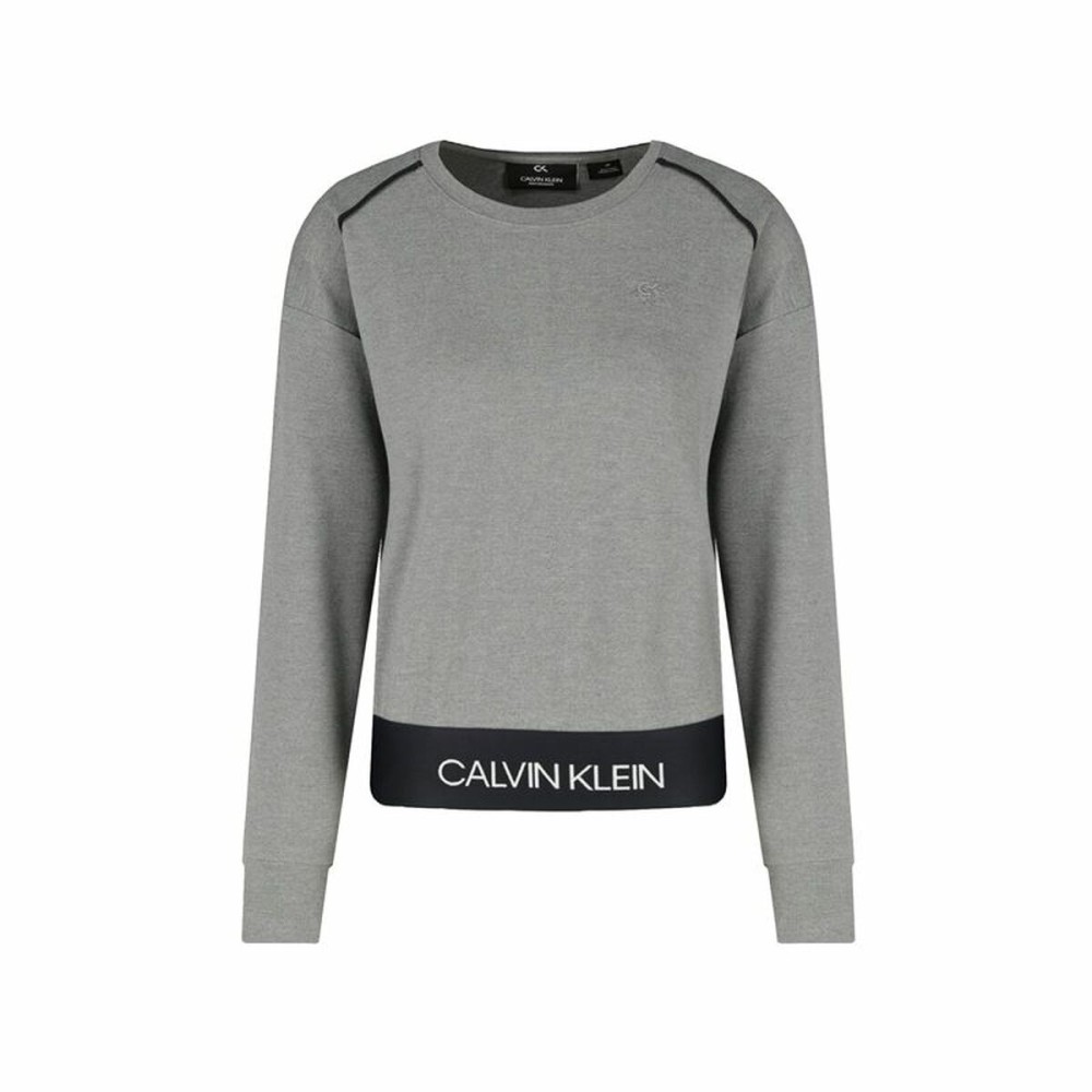 Damen Sweater ohne Kapuze Calvin Klein Hellgrau