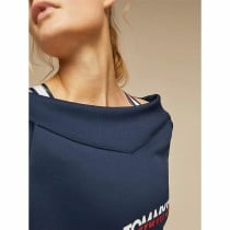 Damen Sweater ohne Kapuze Tommy Hilfiger Crop V Neck Dunkelblau