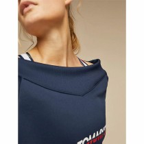 Sweat sans capuche femme Tommy Hilfiger Crop V Neck Bleu foncé